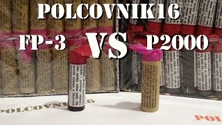 Петарды FP3 VS P2000 Долгожданный тест ПЕТАРД [upl. by Ahsekin]