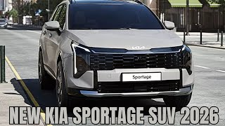 Gains Sharper Looks  Better Interior  FifthGen  New Kia Sportage SUV 2026 [upl. by Yllod]