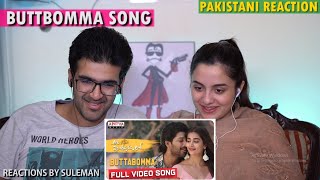 Pakistani Couple Reacts To Buttabomma song  Allu Arjun  Pooja Hegde [upl. by Edd]