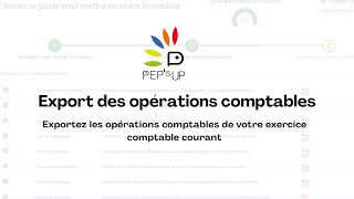 Comptabilité  Export des opérations comptables  De votre exercice comptable courant [upl. by Nema]