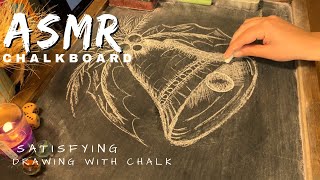 ASMR chalkboardrelaxing time with chalkreally satisfying soundno talking [upl. by Good319]