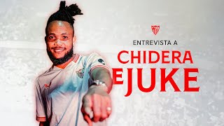 Chidera Ejukes first interview as a Sevillista [upl. by Anavahs]