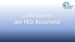 Gottesdienst der FeG Burscheid am 01092024 [upl. by Aiuqram]