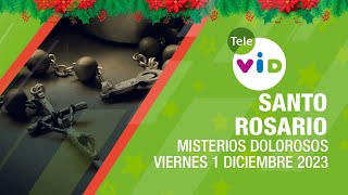 Santo Rosario de hoy Viernes 1 Diciembre de 2023 🎄📿 Misterios Dolorosos TeleVID SantoRosario [upl. by Accber]