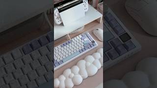 Got desk mat and cloud wrist rest temu wristrest deskmat mousepad desksetup shorts [upl. by Warford]