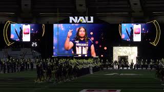 2024 NAU Football Entrance Video InVenue [upl. by Berky843]