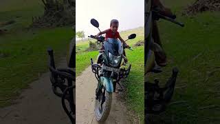 ytshorts bike baby viralvideo amazing Yamaha SZ RR bike song baby girl youtubeshorts [upl. by Yeldoow411]