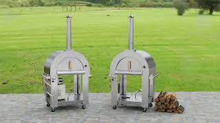 Empava PG03 Outdoor Wood Fired and Gas Pizza Oven [upl. by Rekab]