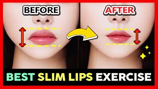 ✨ BEST SLIM LIPS amp THINNER LIPS EXERCISE  Get Smaller Lips Reduce Thick Lips Reduce Lips Size [upl. by Willetta]