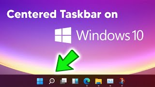 Windows 11 taskbar on windows 10 [upl. by Gilder483]