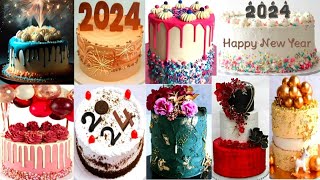 Top 100 New Year Cake Design Ideas 2024 🎂 Happy New Year Cake Decoration images [upl. by Aubree996]