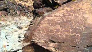 Little Petroglyph Canyon China Lake California [upl. by Silirama556]