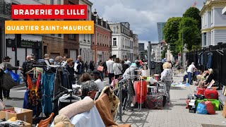 Braderie de Lille quartier SaintMaurice [upl. by Jary]