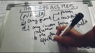 THE NDPS ACT 1985 Part 5 Secion 7A7B Complete [upl. by Allerym]