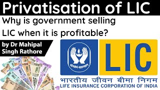 LIC IPO mega disinvestment plan of Centre explained How LIC will become Indias biggest company [upl. by Niajneb]