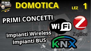 DOMOTICA 1 Panoramica Differenze tra punto luce tradizionale con bus e wifi Assistenti vocali [upl. by Ennadroj708]