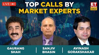 Share Market Updates Live  First Stocks Trade  Sanjiv Bhasin  Gaurang Shah  Avinash Gorakshakar [upl. by Regnij]