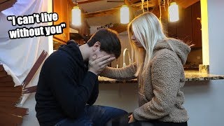 BREAK UP PRANK ON BOYFRIENDHE CRIES [upl. by Eniamirt326]