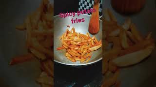 spicy potato fries recipe [upl. by Bradeord]