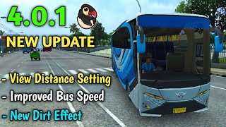 NEW UPDATE 401  New Settings Added for Bus Simulator Indonesia by Maleo  Bus Game [upl. by Dnalro]