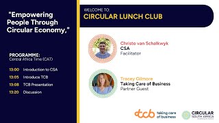 Circular Lunch Club Empowering People Through Circular Economy [upl. by Ardnuhs891]