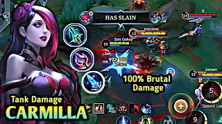 Watch How Brutal Full Damage Carmilla  Best Build 2024 [upl. by Olivette473]