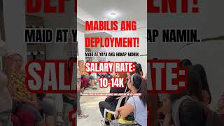 HIRING ASAP 📢 housemaidsph maidagency maids yayas recruitment ytshortsvideo [upl. by Levison]