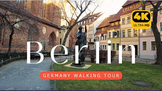 4K Walking Tour of Berlins Old Town  Exploring Nikolaiviertel 🏰 [upl. by Elbas]