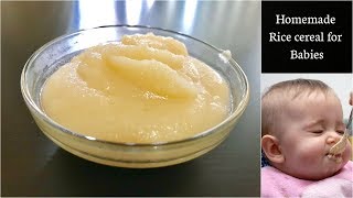 Homemade Rice Cereal for babies 6 months in Tamil  Homemade cerelac in Tamil  Baby Food [upl. by Sidonia298]