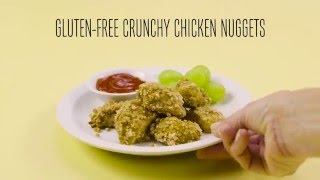 How to Make Gluten Free Crunchy Chicken Nuggets [upl. by Zulaledairam]