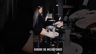 Comparación de sonido de cámara con los micrófonos  Drums 🥁 [upl. by Caz]