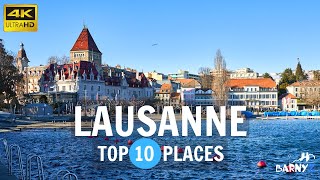 Top 10 Places To Visit in Lausanne Switzerland  Travel Guide [upl. by Herod]