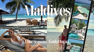 Maldives family trip  Four Seasons Kuda Huraa Feb2024 [upl. by Amsden210]