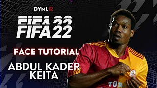 FIFA 22  Abdul Kader Keita  Oyuncu Yapımı  Face Tutorial  How To Create [upl. by Nnaira]