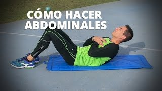 Cómo hacer abdominales de la manera correcta [upl. by Birk]