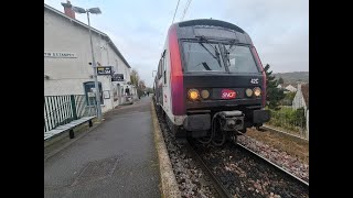 ORTS CABRIDE RER C quotSARAquot ST MARTIN DETAMPES  SAINTQUENTIN EN YVELINES EN Z2N UM Z20500Z8800 [upl. by Tristram]