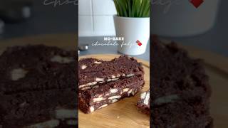 NOBAKE  The Easiest Recipe Ever ❤️🍫 short chocolatecake nobake homemade dessert [upl. by Lance]