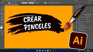 Como Crear Pinceles Personalizados en Adobe Illustrator desde Cualquier Imagen [upl. by Loeb]