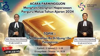 HKBP ANCOL PODOMORO  MINGGU XXV DUNG TRINITATIS  MANGHATINDANGHON HAPORSEAON PARGURU MALUA 2024 [upl. by Service]