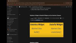 Class9 Stateless and Stateful widget  Flutter Sukkur Community [upl. by Slotnick384]