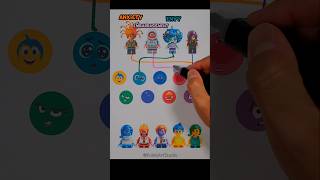 Inside Out 2 Lego Figure full ver shorts trending drawing [upl. by Pompea]