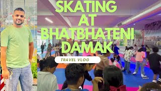 Skating Experience at Bhatbhateni Super Market Damak LMN Vlogs  Nepali Vlog [upl. by Pippo196]