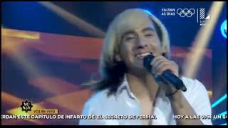 Imitador de Cristian Castro destrozó el escenario con quotAzulquot [upl. by Duwalt850]