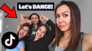 RECREATING FAMOUS TIKTOK DANCES🤪 Family Challenge [upl. by Chenee]