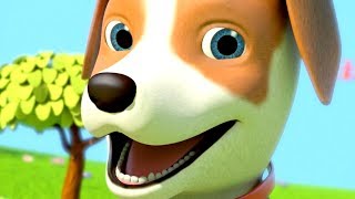 Bingo Dog Song  Cartoon Nursery Rhymes for Kids by Little Treehouse [upl. by Asirahc]