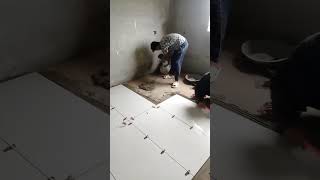 Complete house tour floor wall Carnage tile work tail marblefloor construction shorts [upl. by Chelsae625]