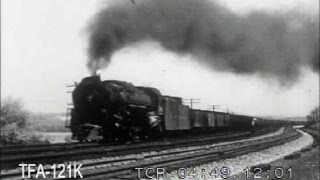 Steam Locomotives In Action on the Pennsylvania 1954 [upl. by Ahseyi]