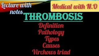 thrombosis in hindi  virchows triad [upl. by Novanod]