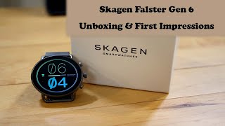 Skagen Falster Gen 6 Unboxing and First Impressions [upl. by Darmit]