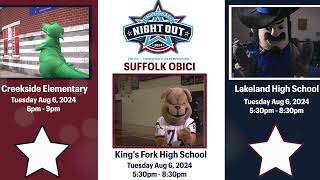 Suffolk Public Schools National Night Out [upl. by Yelahc]